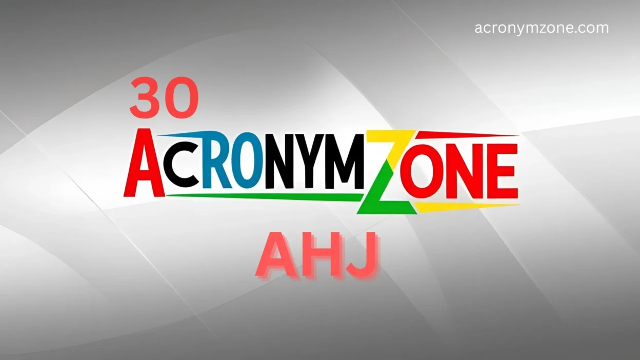 AHJ Acronym
