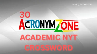 Academic Acronym NYT Crossword