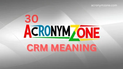 CRM Acronym Meaning