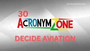 DECIDE Acronym Aviation