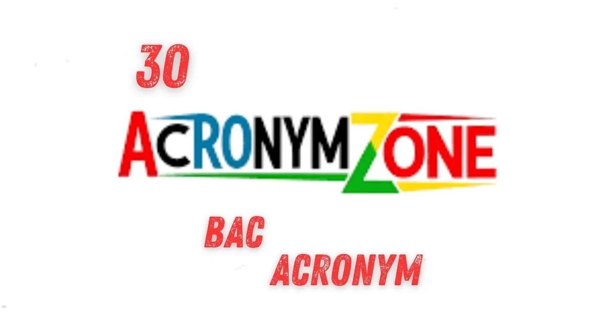 BAC Acronym