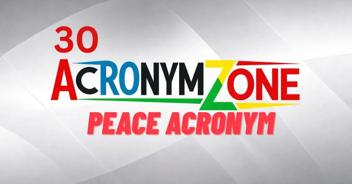 Peace Acronym