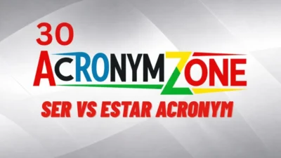 Ser vs Estar Acronym