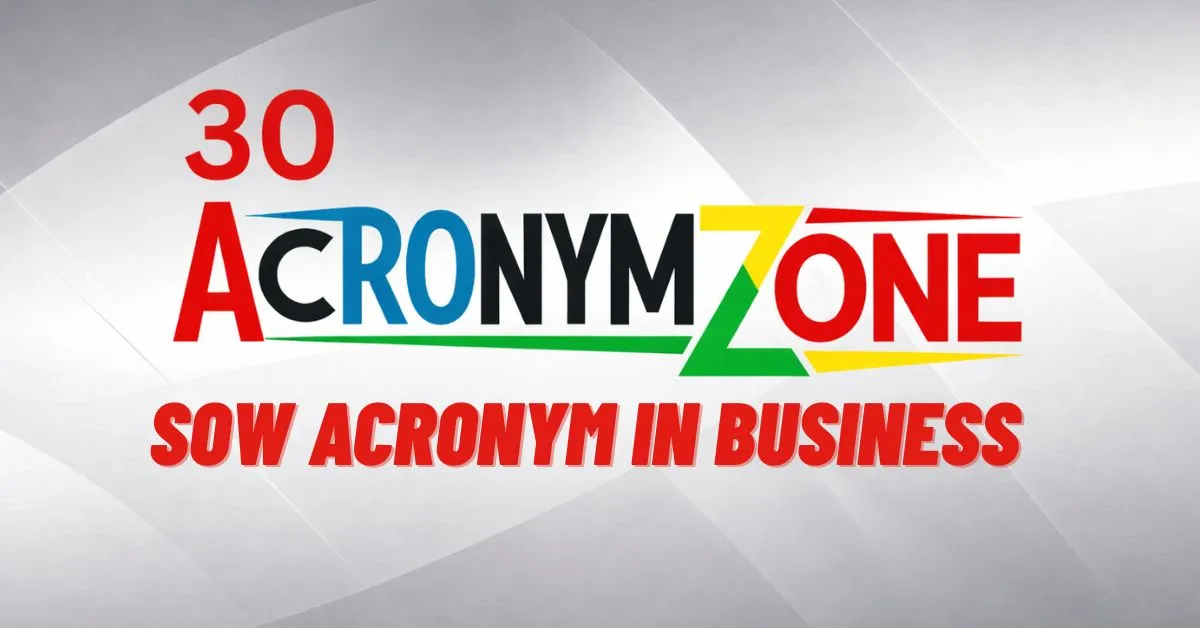 SOW Acronym in Business